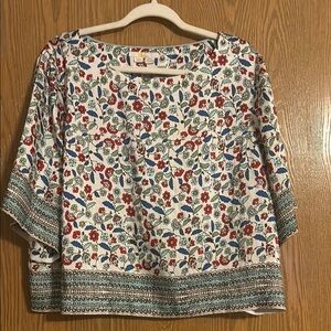 Floral Print Women's Top